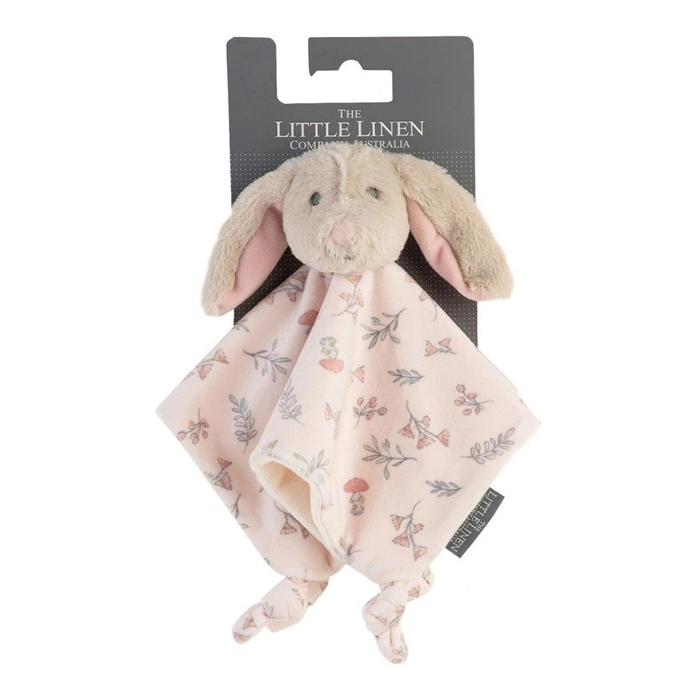 The Little Linen Company Baby Comforter Toy - Harvest Bunny for newborn baby and toddler