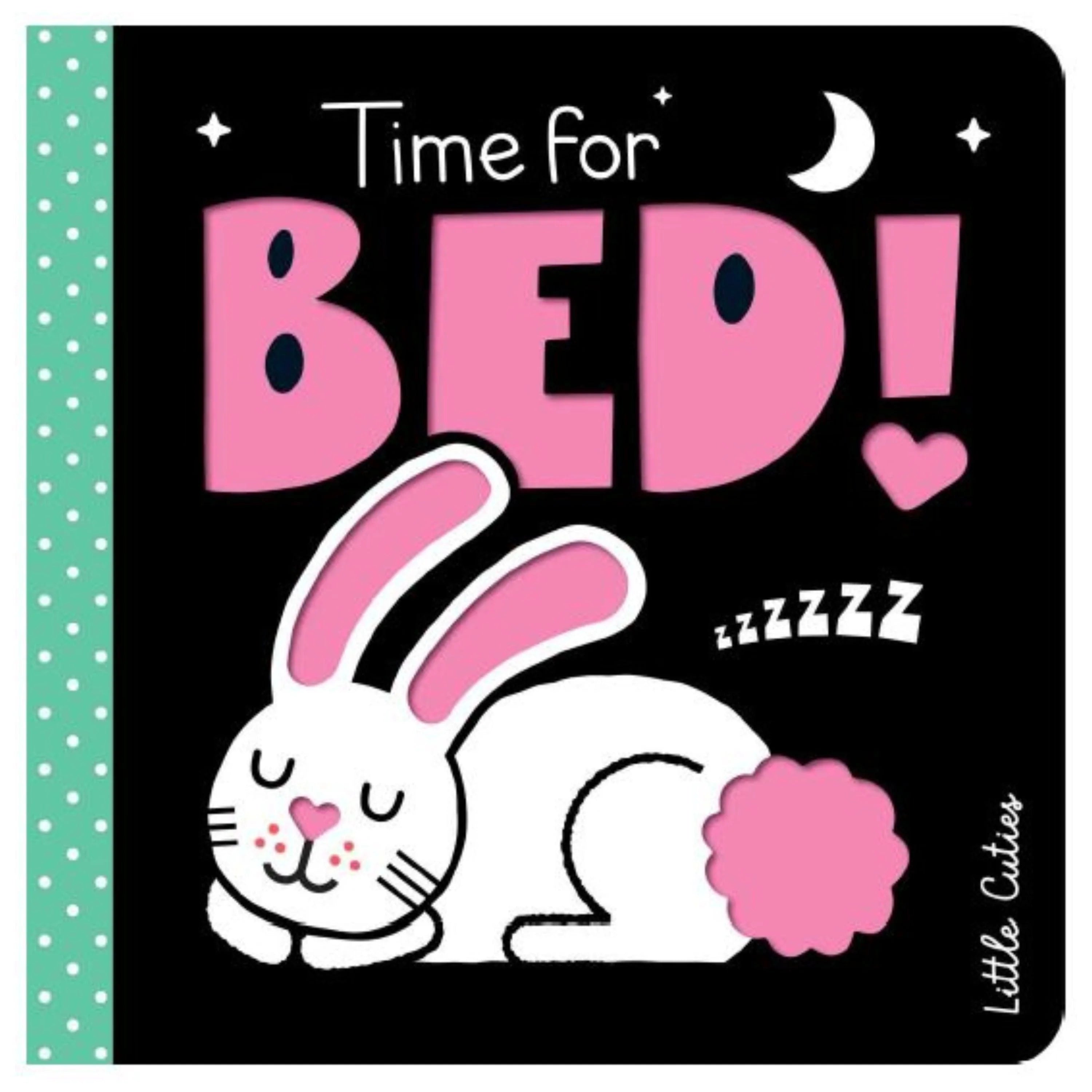 High Contrast Board Book | Time for Bed for baby and toddlers