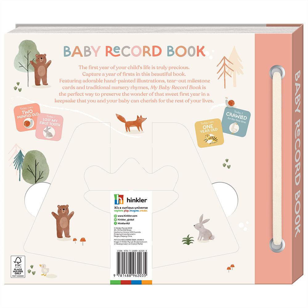 Hinkler Baby Record Book to record baby milestones. MOD & TOD