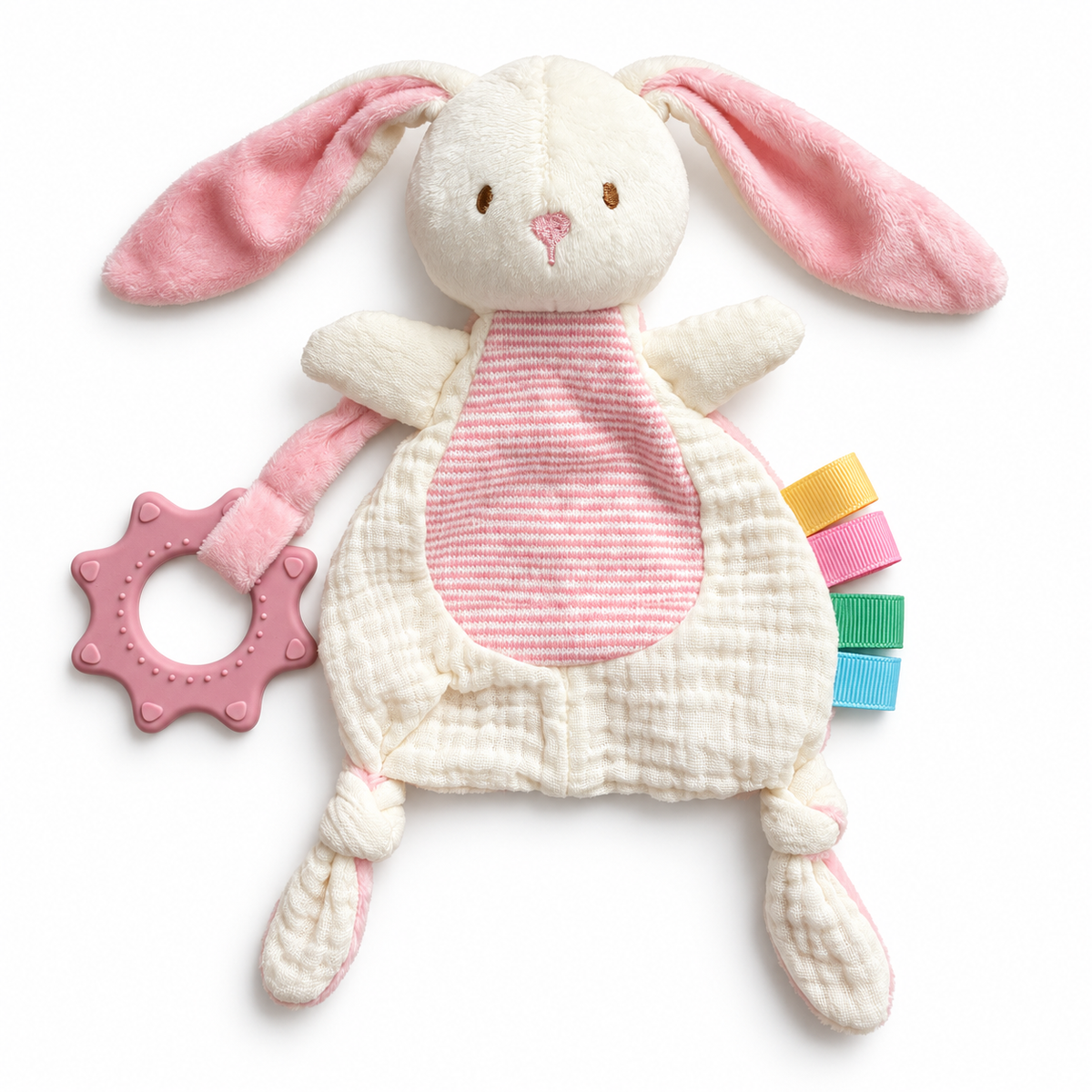 RIVER & OAK TRADING Rosie the Bunny – Comforter & Teether | modandtod.com