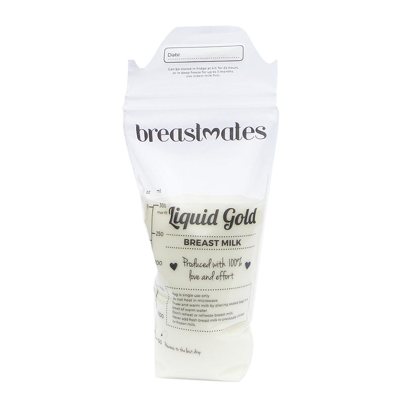 Breastmates Liquid Gold Breastmilk Storage Bags for breastfeeding and nursing mums