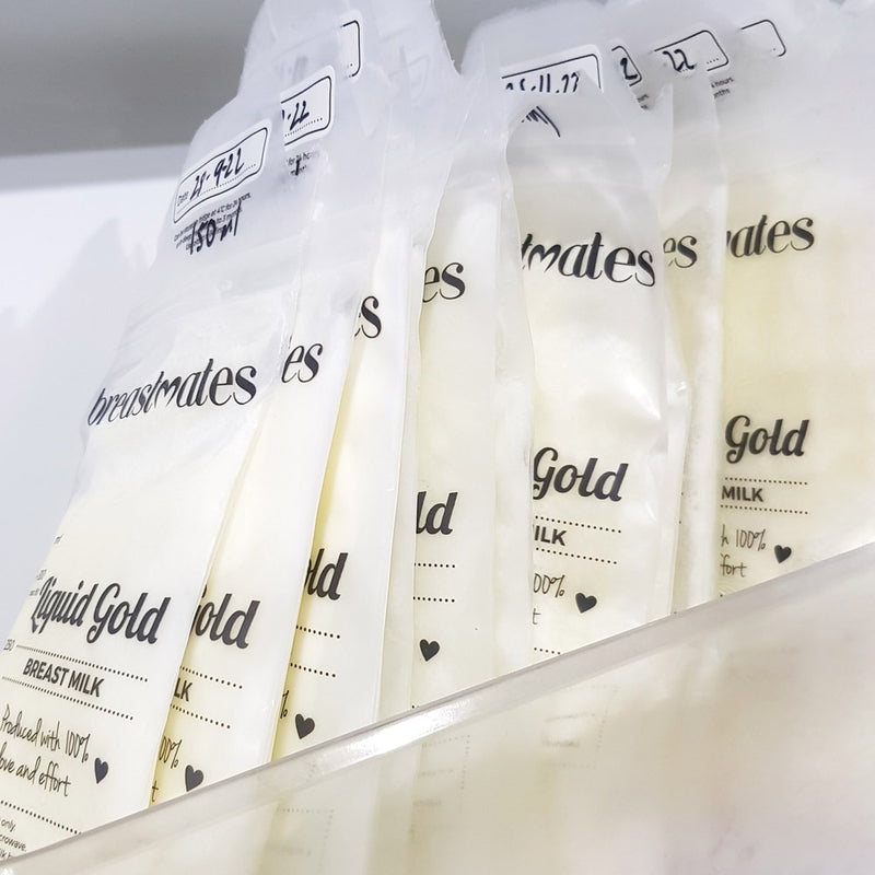 Breastmates Liquid Gold Breastmilk Storage Bags for breastfeeding and nursing mums