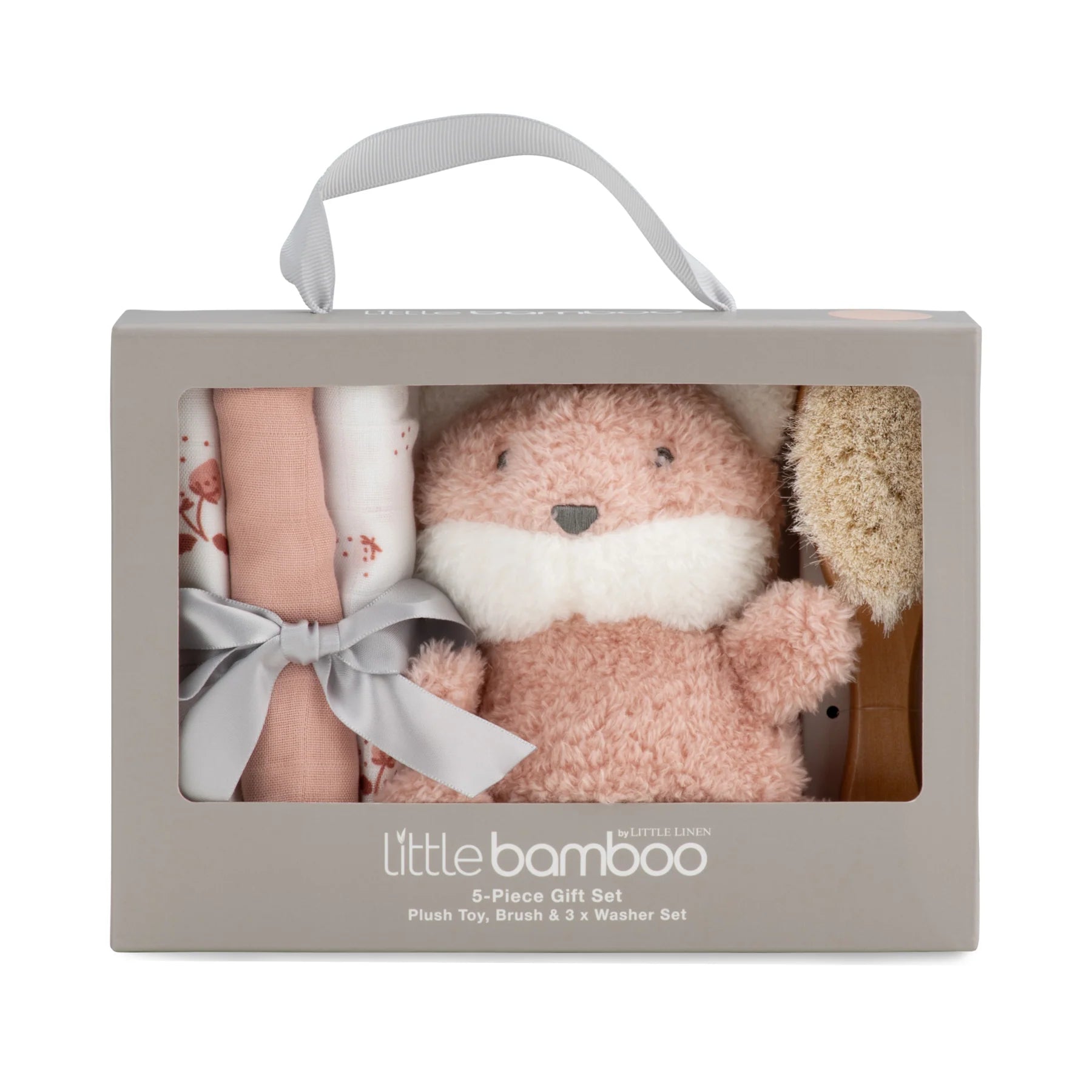 Little Bamboo 5 Piece Gift Set - Dusty Rose for baby