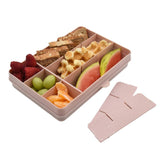 Melii Snackle Box | Pink - modandtod.com for toddlers and kids lunch box and snack box