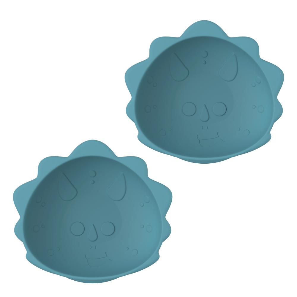 Melii Suction Bowl 2 Pack | LUXE Dino for baby, toddlers and kids