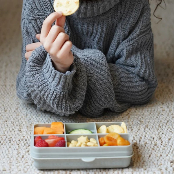 Melii Mini Snackle Box | Grey for toddlers and kids