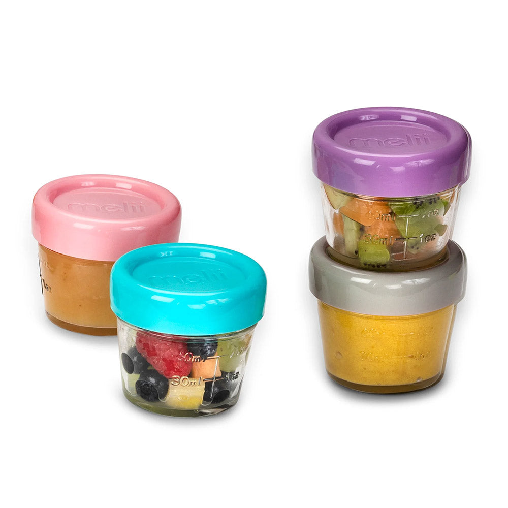 Melii Glass Food Container - 6 Pack - modandtod.com