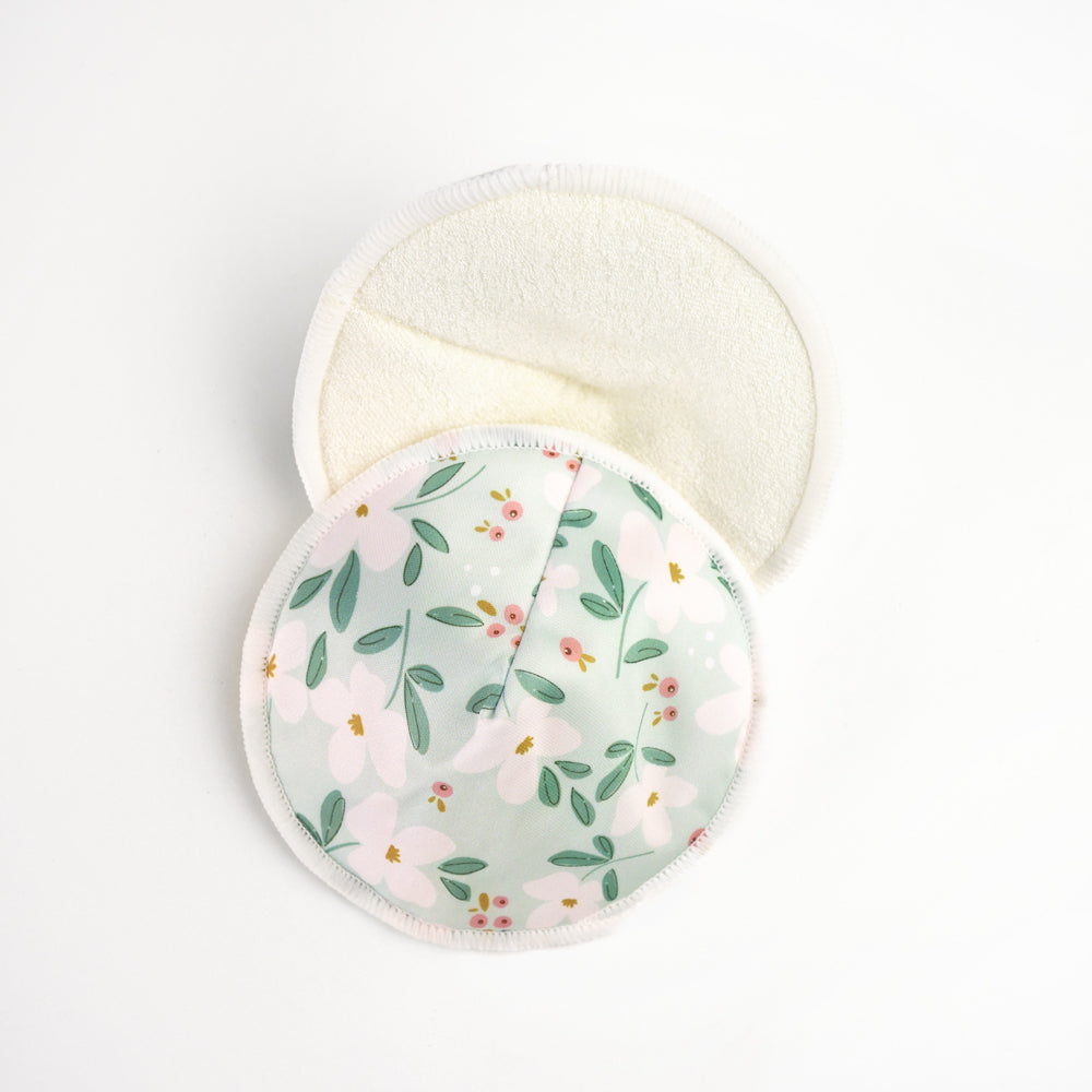 MOD & TOD Reusable Bamboo Breast Pads | Mint Blossom modandtod.com