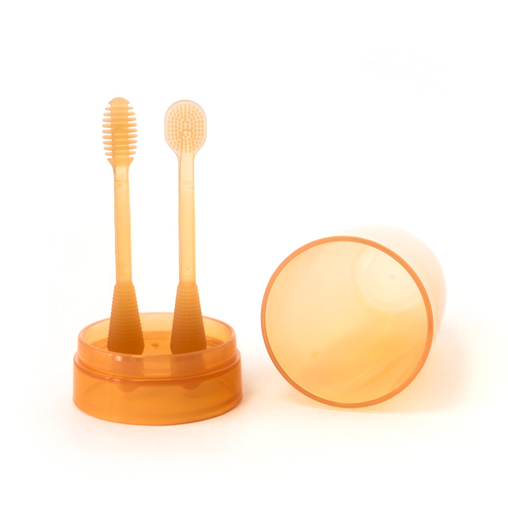 River & Oak Silicone Baby Oral Care Kit | Baby Toothbrush & Tongue Brush | modandtod.com