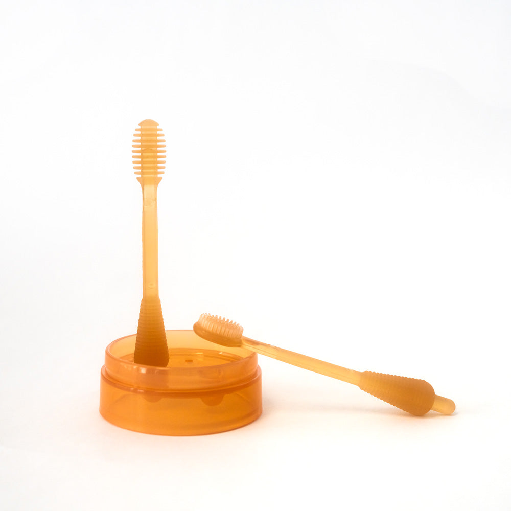 River & Oak Silicone Baby Oral Care Kit | Baby Toothbrush & Tongue Brush | modandtod.com