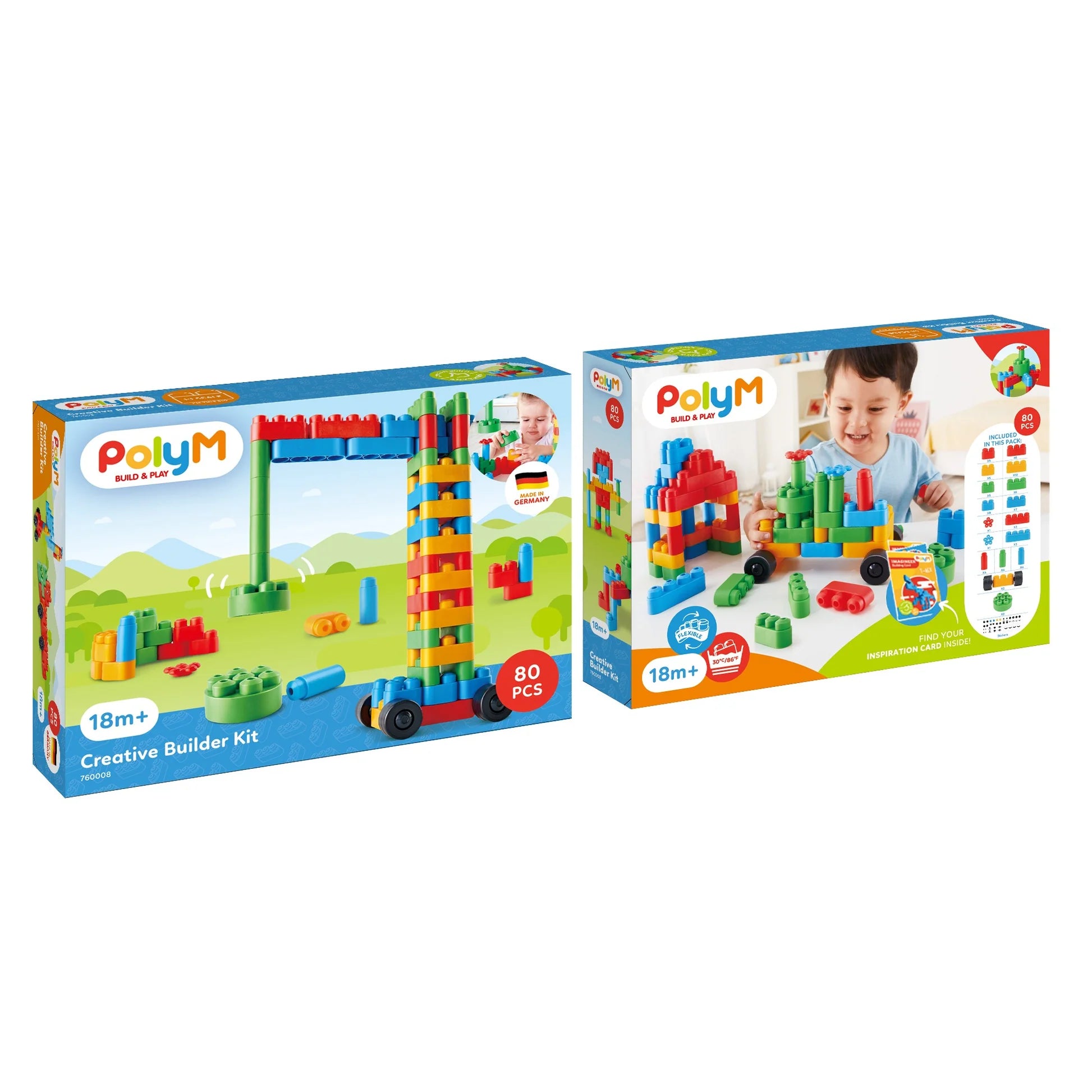 Polym Creative Builder Kit for toddler and kids