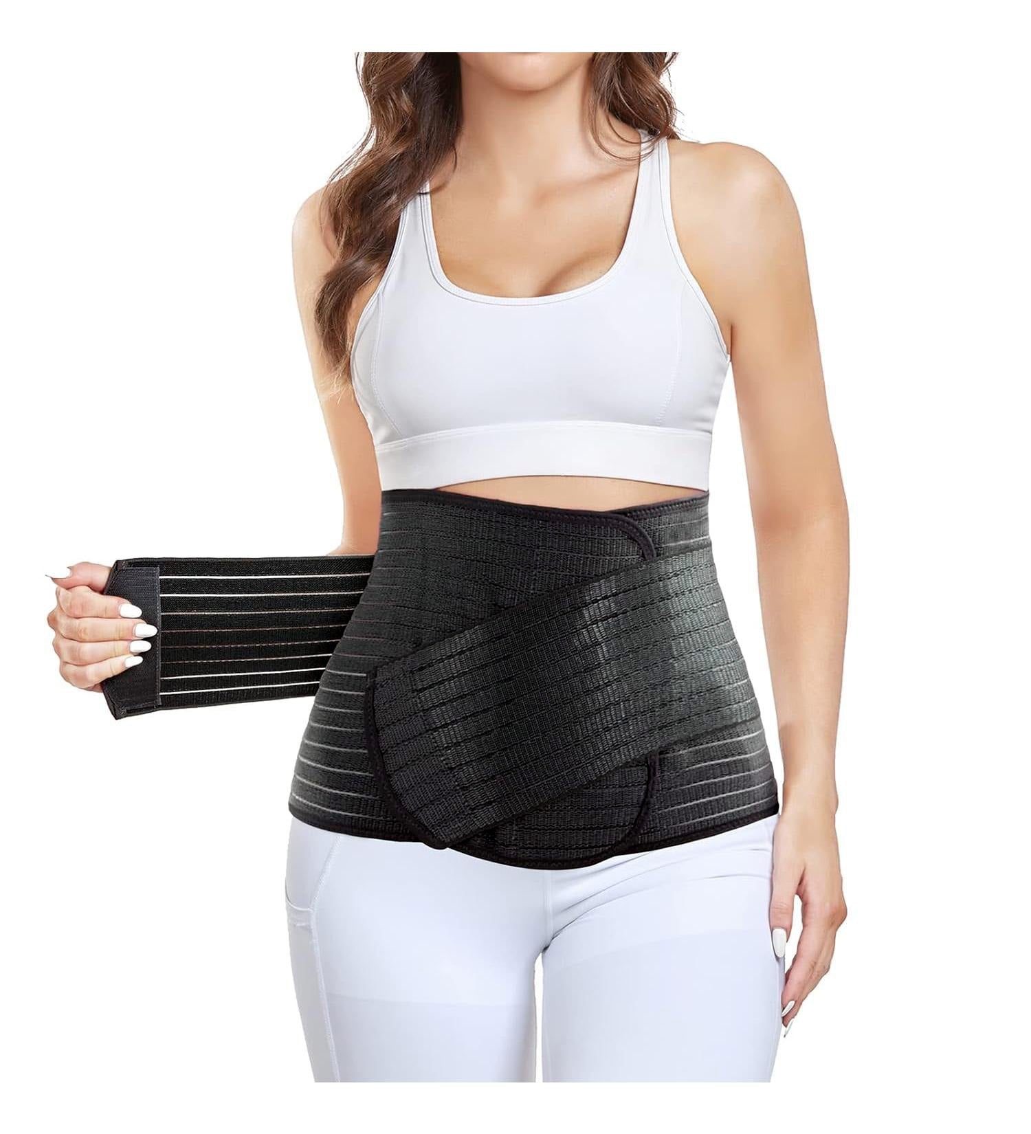Postpartum Support Belly Wrap | Black