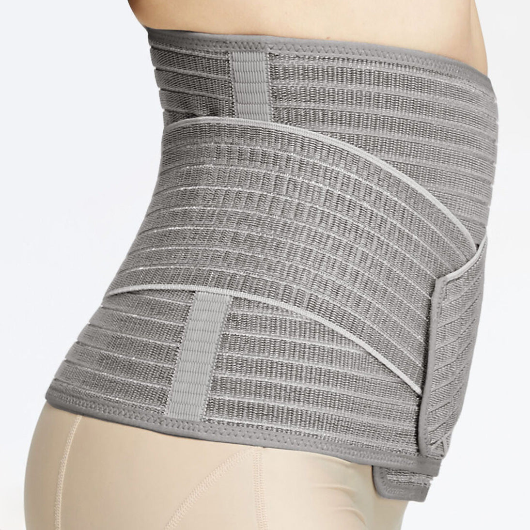 Postpartum Support Belly Wrap | Grey for postpartum mum. MOD & TOD