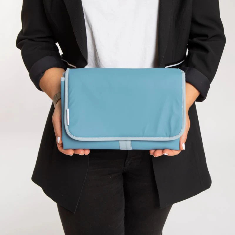 ALL4ELLA Recycled Changing Wallet - Blue | Baby Changing Mat | modandtod.com