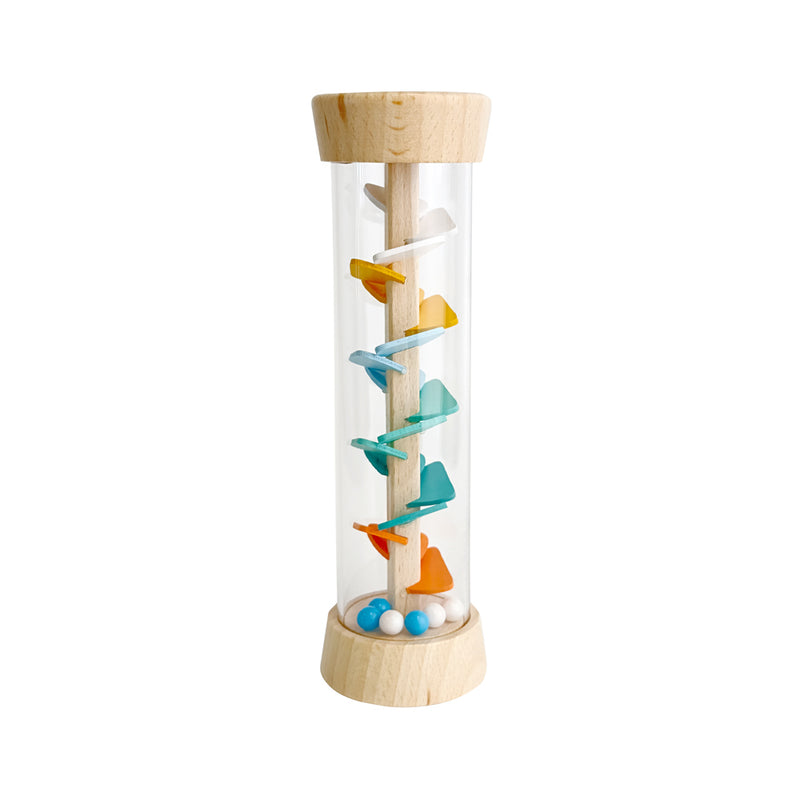Allen Trading Wooden Rainmaker Rattle for baby and toddler
