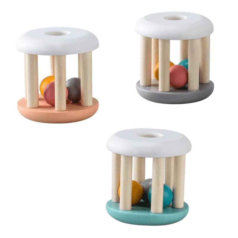 Allen Trading Wooden Rattle for baby toddler and kids