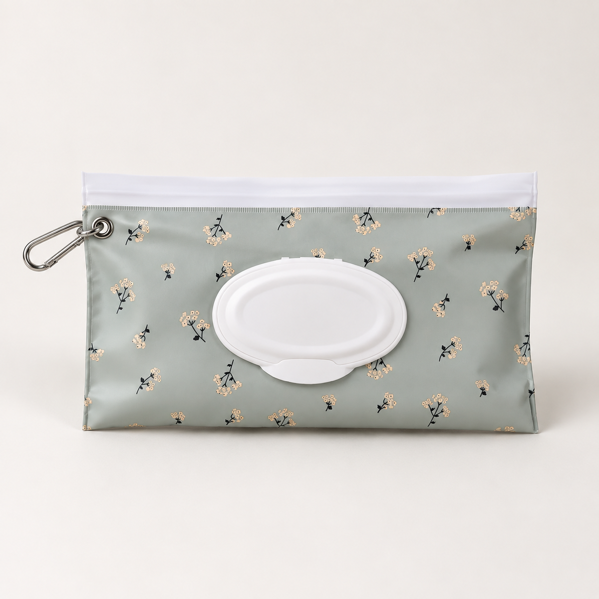 River & Oak Trading Reusable Wet Wipes Pouch | Dainty Blossom | modandtod.com