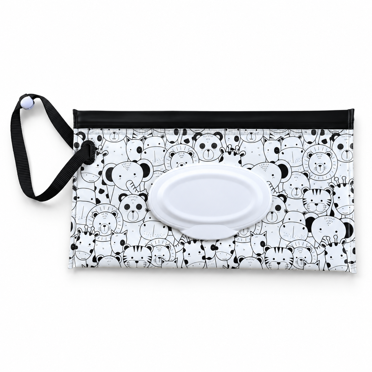River & Oak Trading Reusable Wet Wipes Pouch | Safari | modandtod.com