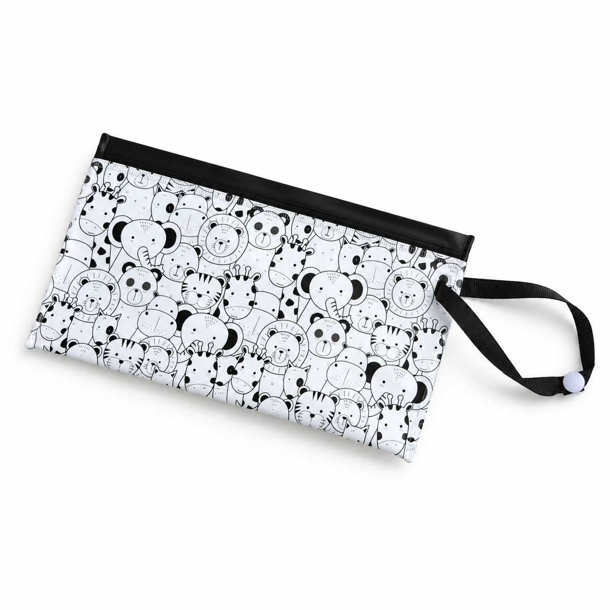 River & Oak Trading Reusable Wet Wipes Pouch | Safari | modandtod.com