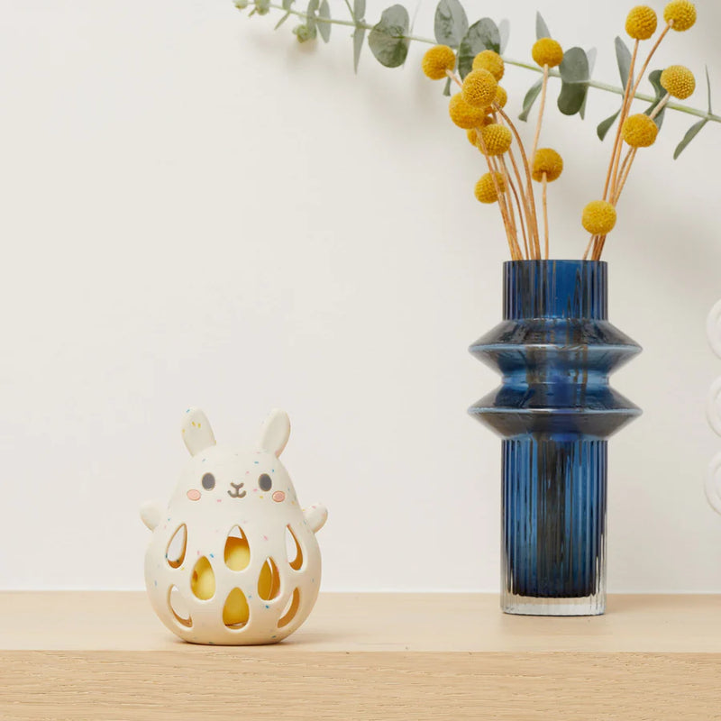 Tiger Tribe Silicone Rattle - Bunny for baby and toddlers