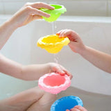 Tiger Tribe Stack & Pour | Bath Egg for baby, toddler and kids bath egg toy