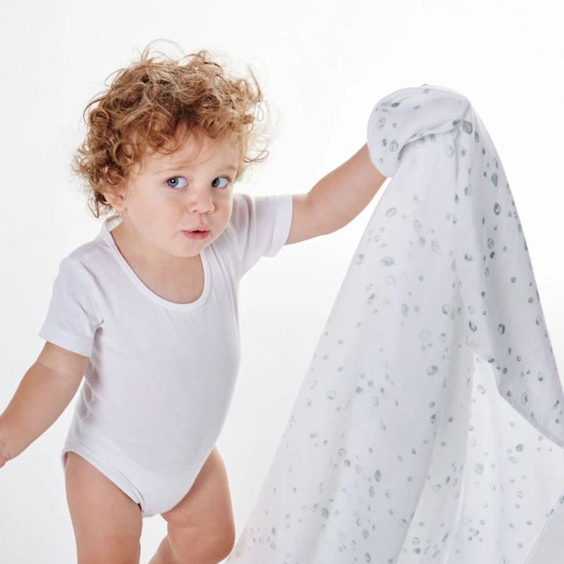 Little Bamboo Muslin Wraps 3pk - Whisper