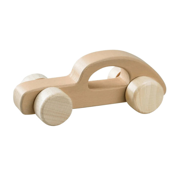 Allen Trading Wooden Car With Handle | Beige for baby and toddler