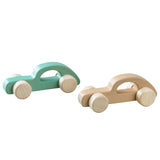 Allen Trading Wooden Car With Handle | Beige for baby and toddler
