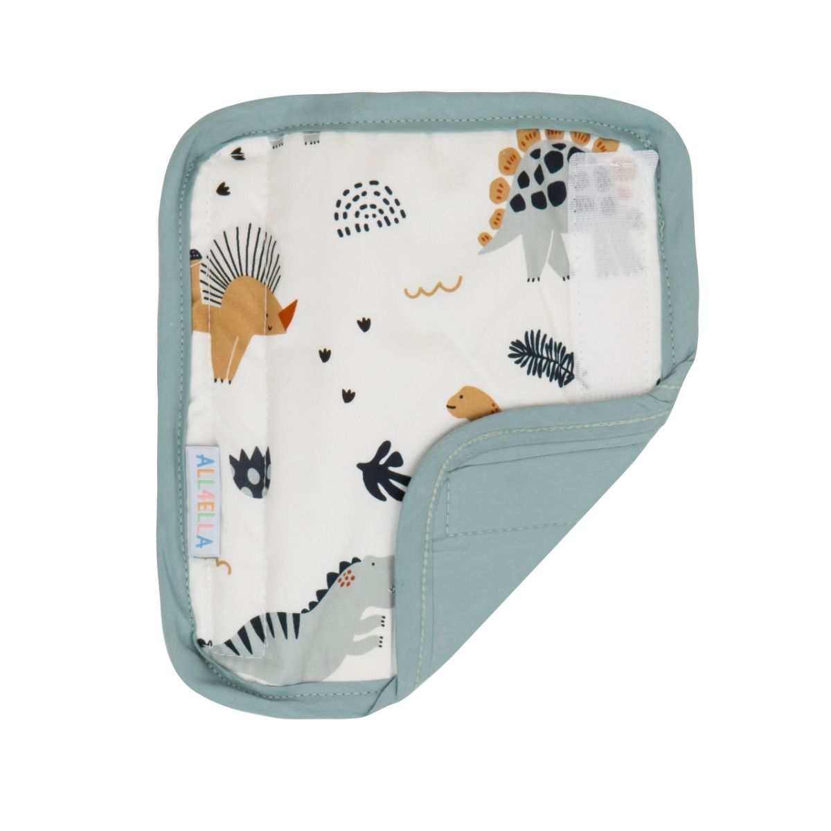 All4Ella Harness Covers & Pram Pegs | Beige Dinosaurs for baby stroller and pram. MOD & TOD