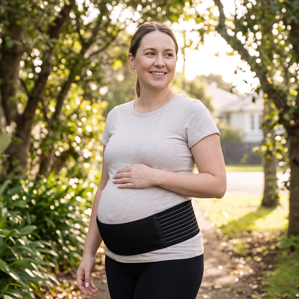 Maternity Support Belt | Black for pregnant mums. MOD & TOD