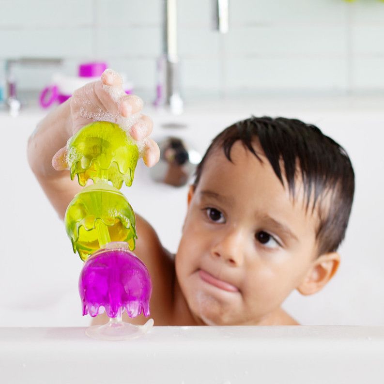 Boon Jellies SUCTION CUP BATH TOYS for bathtime fun