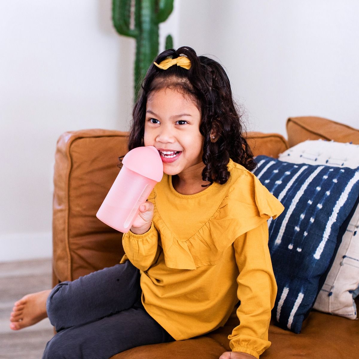 Swig Straw Bottle 270ml - Blush Pink