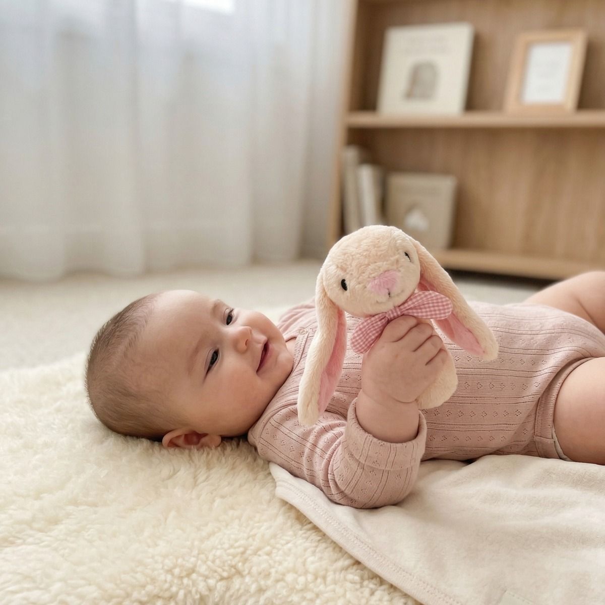 ALL4ELLA Baby Rattle - Bunny | modandtod.com