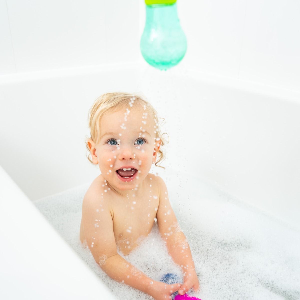 Mobi Skwooshlz water squeeze bulbs for baby and toddler bath time fun. MOD & TOD