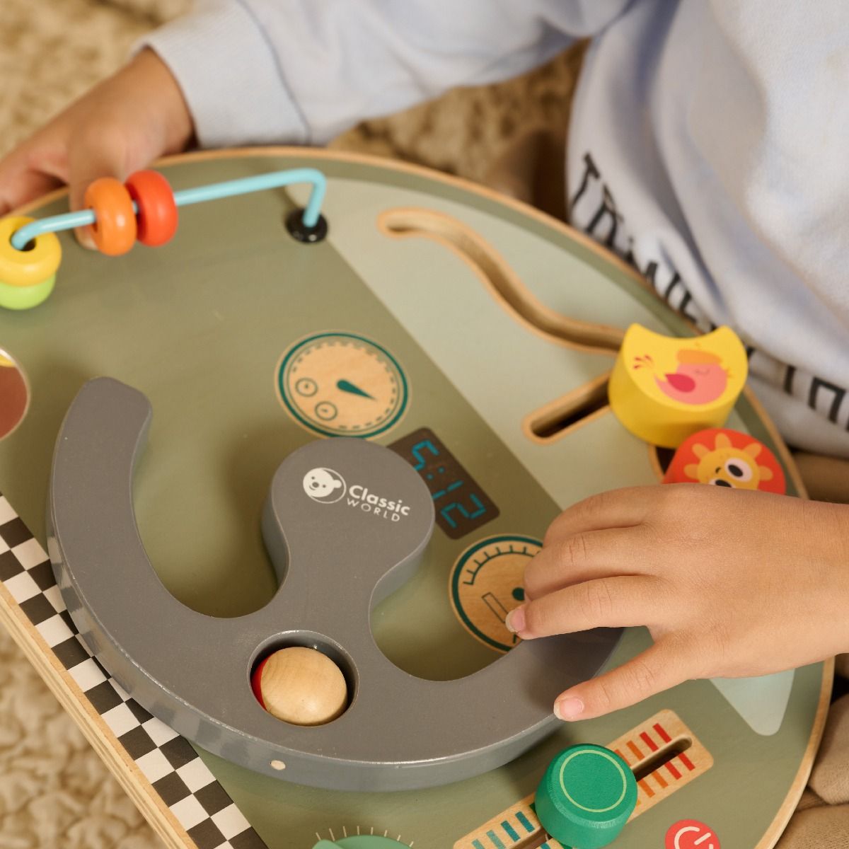 Classic World Busy Board - Travelling for toddlers. MOD & TOD 