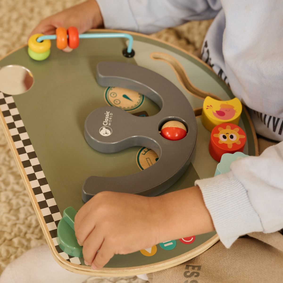 Classic World Busy Board - Travelling for toddlers. MOD & TOD 