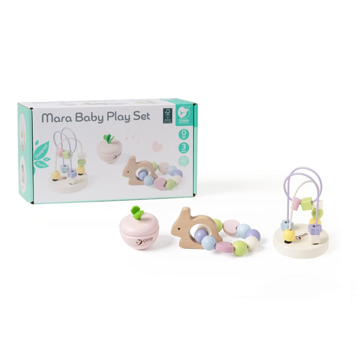 Classic World Mara Baby Play Set for baby. MOD & TOD