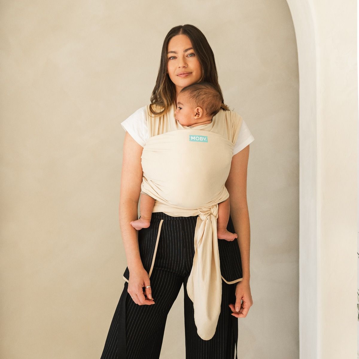 Moby Classic - Sand Dollar for baby wearing. MOD & TOD