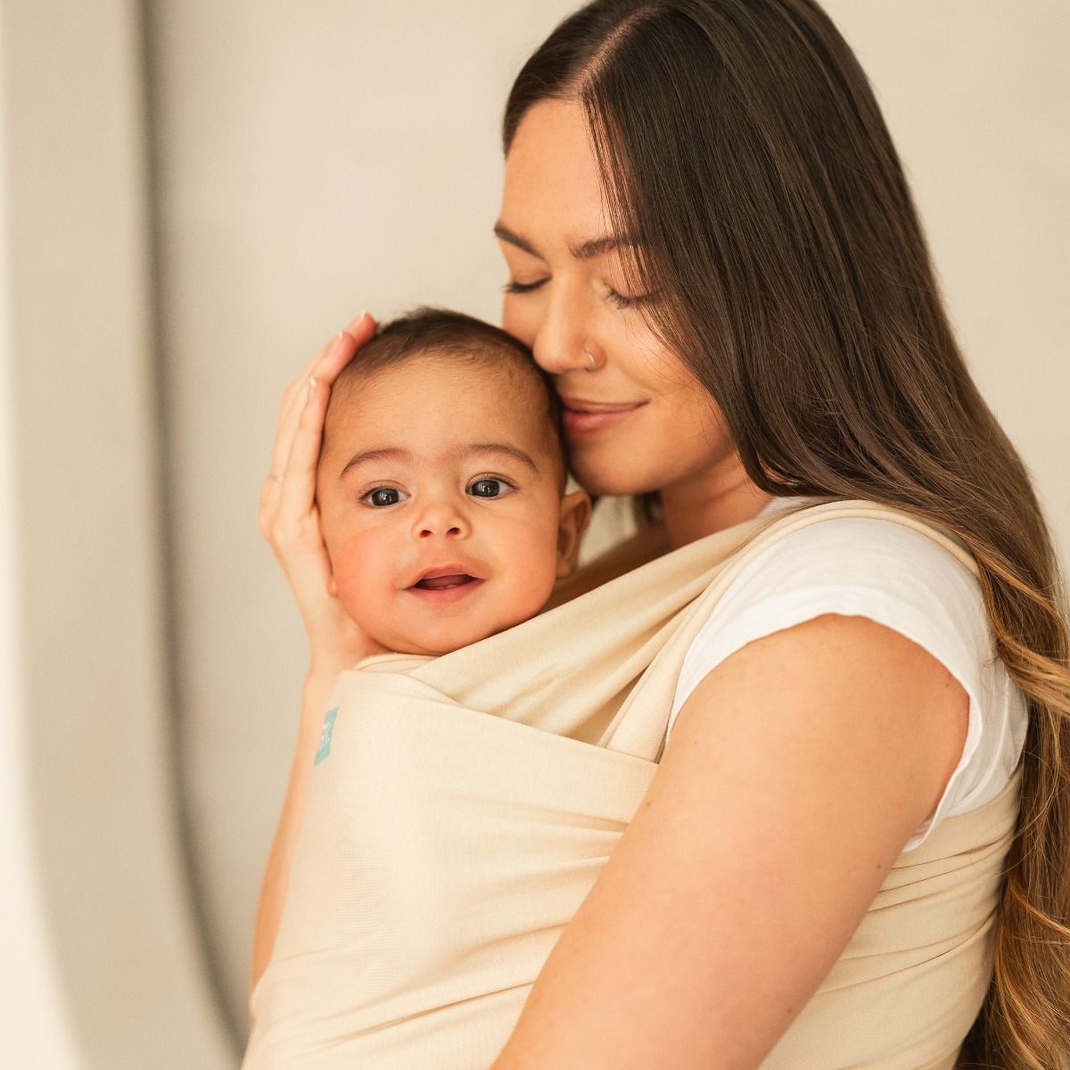 Moby Classic - Sand Dollar for baby wearing. MOD & TOD