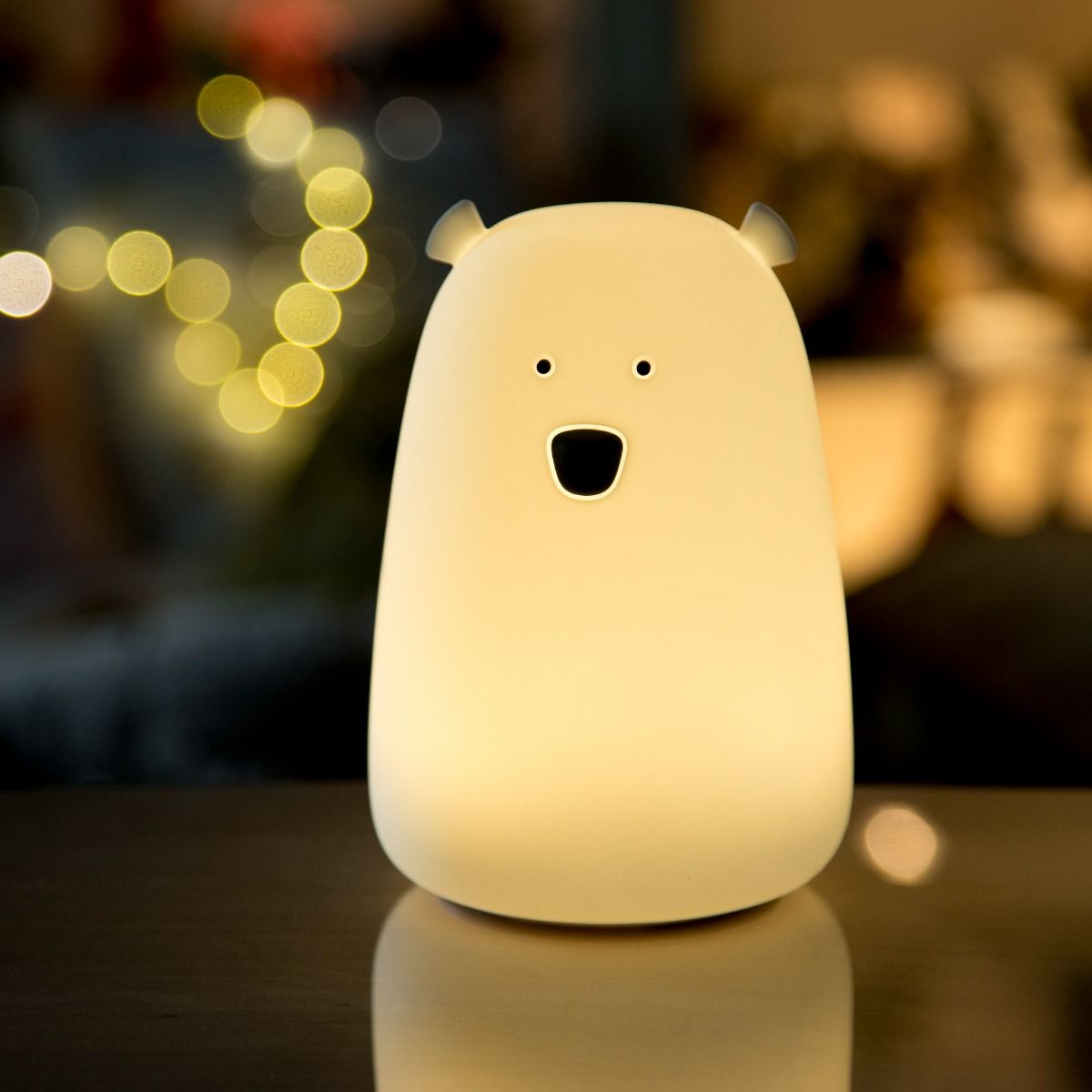 Rabbit & Friends BIG BEAR SILICONE NIGHT LIGHT WITH REMOTE CONTROL | modandtod.com