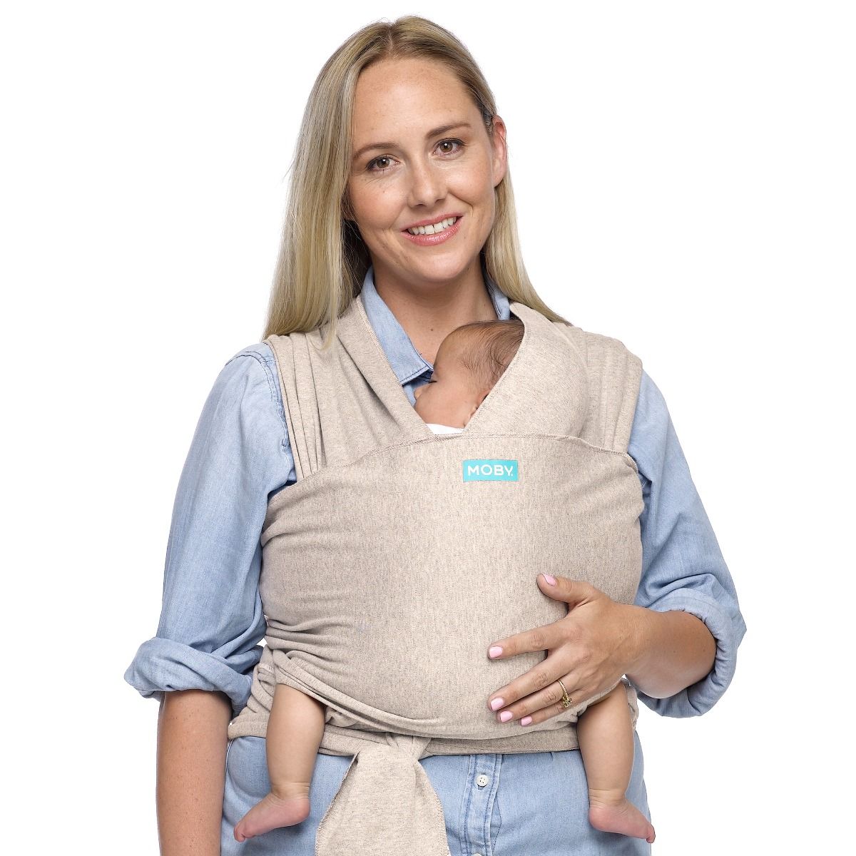 Moby Evolution Wrap - Almond | Baby Carrier Wrap | modandtod.com