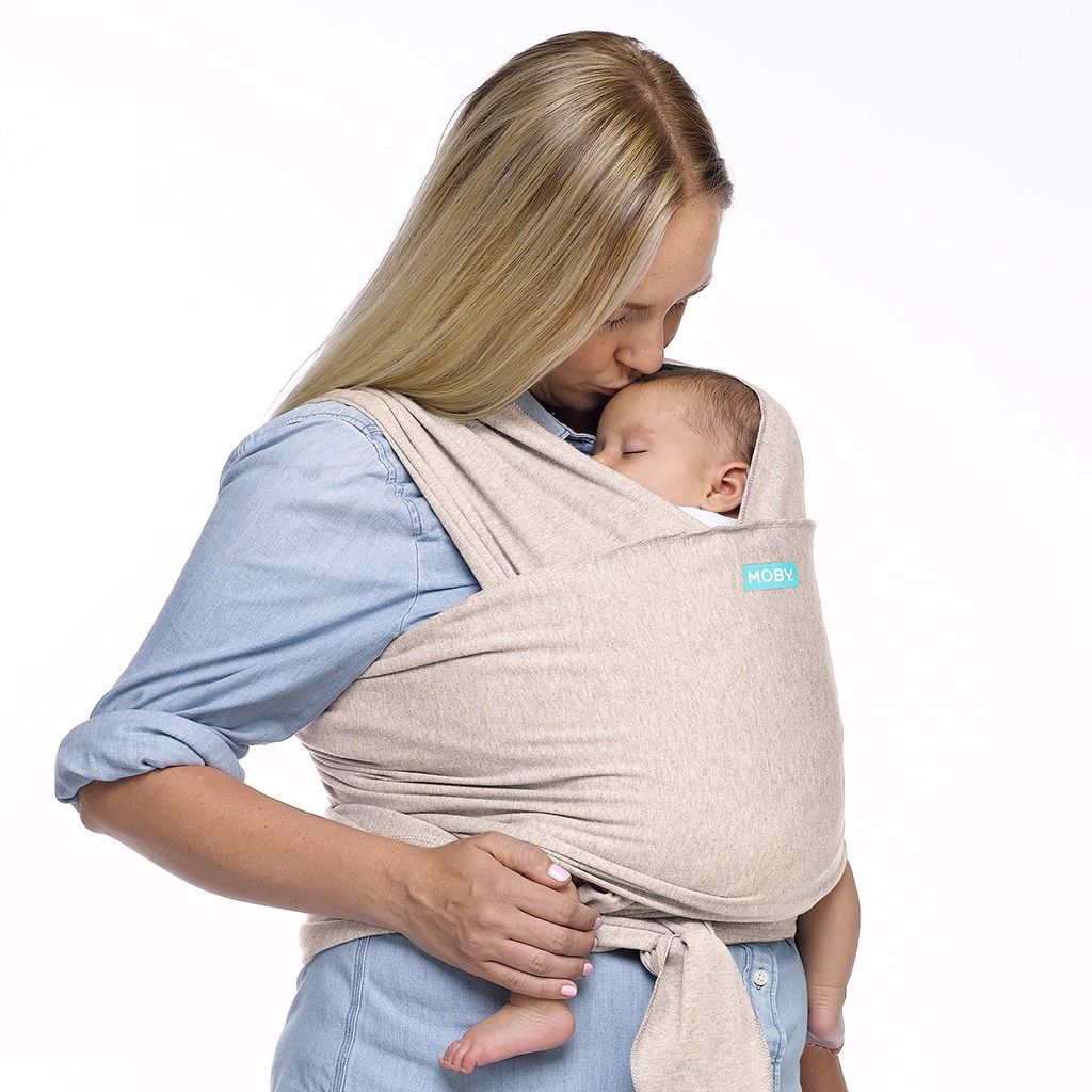 Moby Evolution Wrap - Almond | Baby Carrier Wrap | modandtod.com