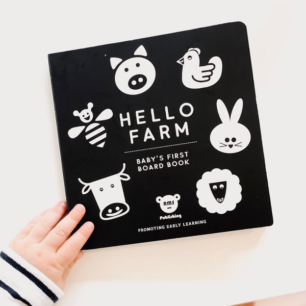 My Family Book | Baby's First Board Book: Hello Farm | Promoting Early Learning Books for Baby | Available at modandtod.com