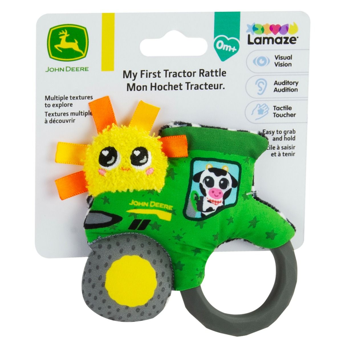 Lamaze John Deere My First Tractor Rattle for newborn and teething baby. MOD & TOD