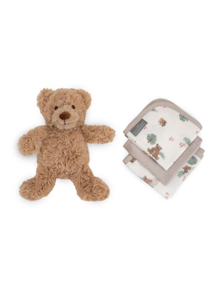 The Little Linen Company PLUSH TOY & WASHERS - WILLOW BEAR | modandtod.com