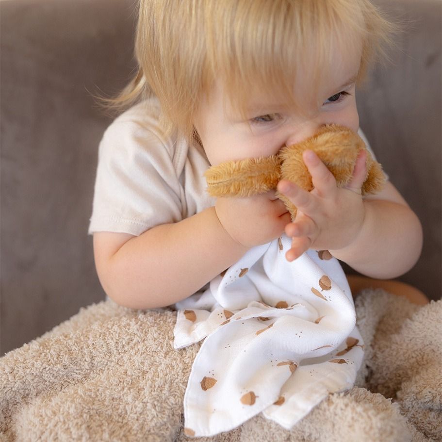 Little Bamboo Comforter - Teddy the Bear | Baby Toy | modandtod.com