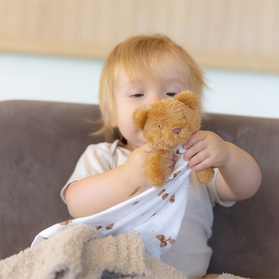 Little Bamboo Comforter - Teddy the Bear | Baby Toy | modandtod.com