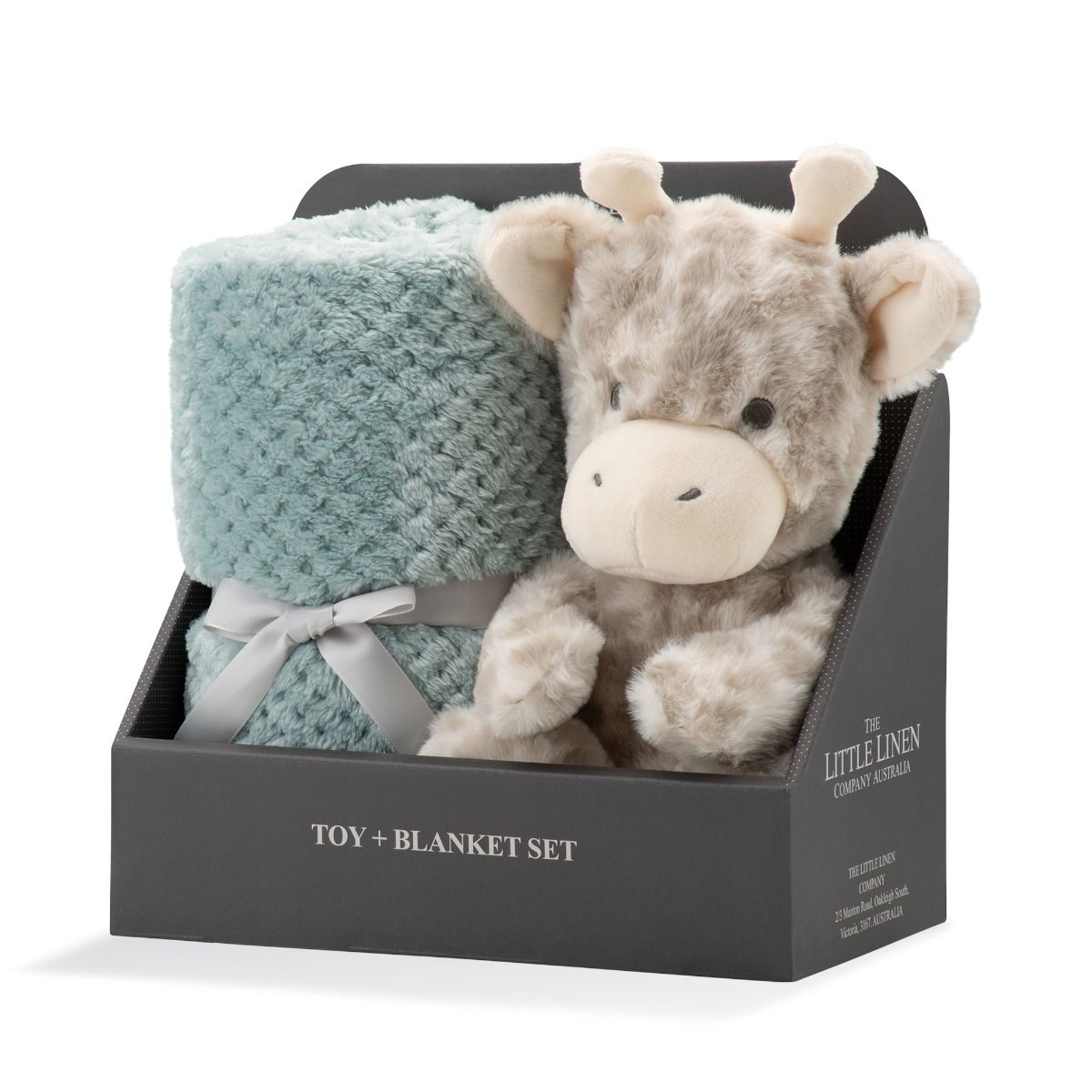The Little Linen Company Plush Toy & Blanket - Savannah Giraffe | Gift Set for Baby | modandtod.com
