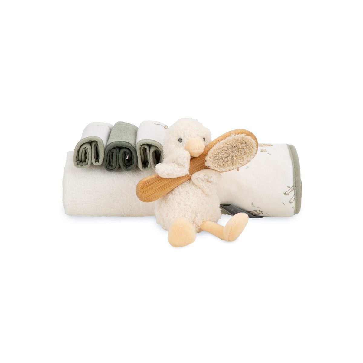 The Little Linen Company Bath Gift Set - Fuzzy Duck | modandtod.com