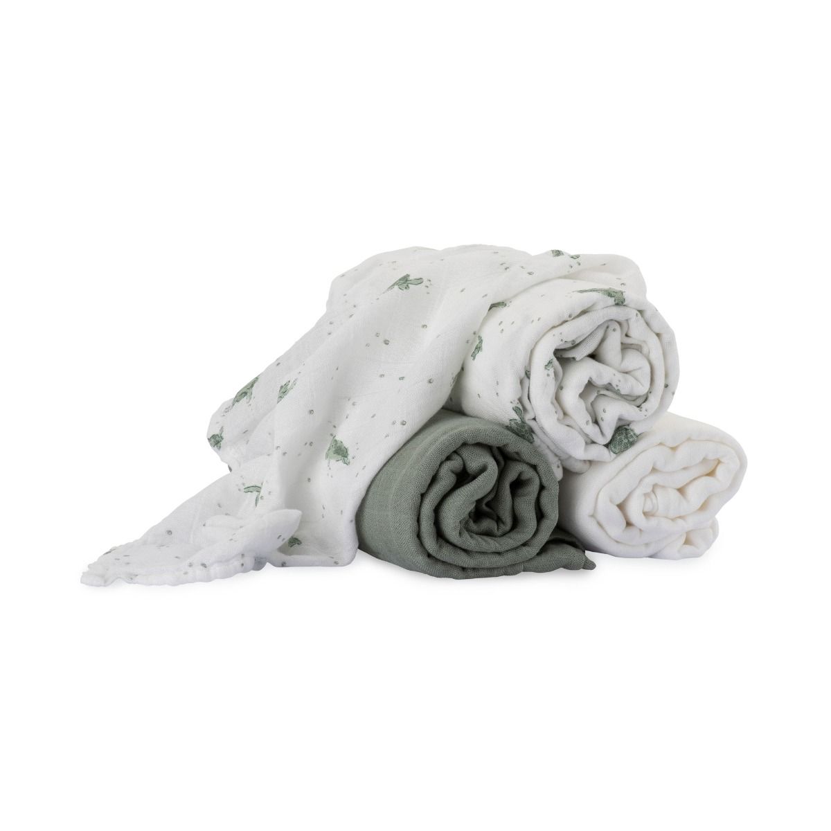 Little Bamboo Muslin Wraps 3pk - Turtle Bay | modandtod.com